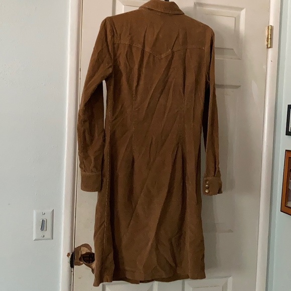 Moda International Midi Length Western Cord Dress - Picture 5 of 5